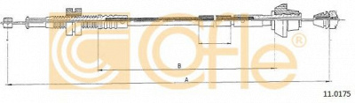COFLE 110175 -  Тросик газа