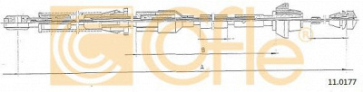 COFLE 110177 -  Тросик газа