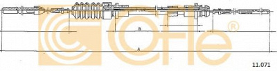 COFLE 11071 - Тросик газа