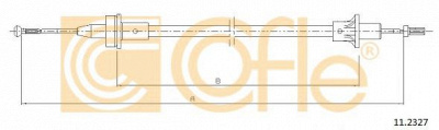 COFLE 112327 -  Трос, управление сцеплением