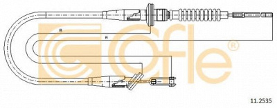 COFLE 112535 -  Трос, управление сцеплением