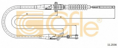COFLE 112536 -  Трос, управление сцеплением