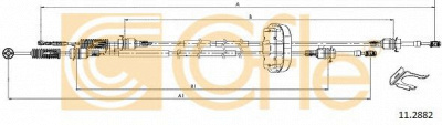 COFLE 112882 -  Трос, ступенчатая коробка передач