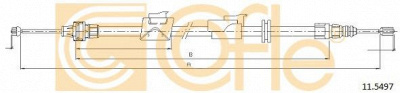COFLE 115497 -  Трос, стояночная тормозная система