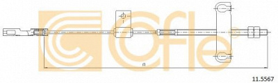 COFLE 115567 -  Трос, стояночная тормозная система