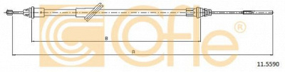 COFLE 115590 -  Трос, стояночная тормозная система