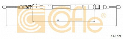 COFLE 115759 -  Трос, стояночная тормозная система