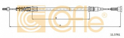 COFLE 115761 -  Трос, стояночная тормозная система