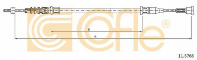 COFLE 115768 -  Трос, стояночная тормозная система