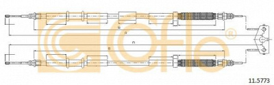 COFLE 115773 -  Трос, стояночная тормозная система
