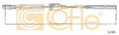 COFLE 11583 -  Трос, стояночная тормозная система