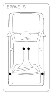 COFLE 115852 -  Трос, стояночная тормозная система