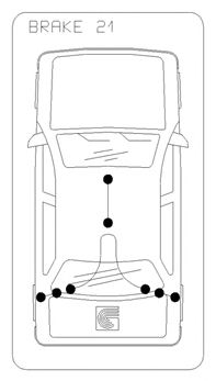 COFLE 115933 -  Трос, стояночная тормозная система