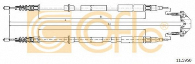 COFLE 115950 -  Трос, стояночная тормозная система
