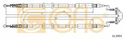 COFLE 115953 -  Трос, стояночная тормозная система