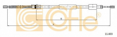 COFLE 11603 -  Трос, стояночная тормозная система
