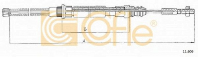 COFLE 11606 -  Трос, стояночная тормозная система