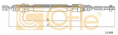 COFLE 11608 -  Трос, стояночная тормозная система