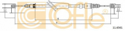 COFLE 116561 -  Трос, стояночная тормозная система