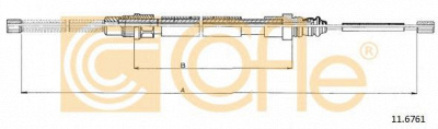 COFLE 116761 -  Трос, стояночная тормозная система