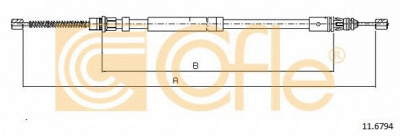 COFLE 116794 -  Трос, стояночная тормозная система