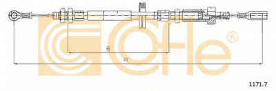 COFLE 11717 -  Трос, стояночная тормозная система