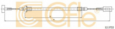 COFLE 123722 -  Трос, стояночная тормозная система