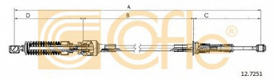 COFLE 127251 -  Трос, ступенчатая коробка передач