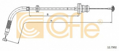 COFLE 127302 -  Тросик газа