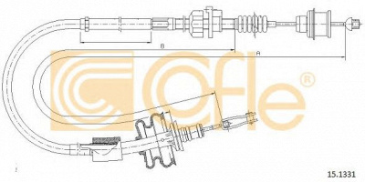 COFLE 151331 -  Трос, управление сцеплением