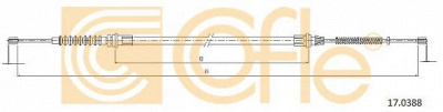 COFLE 170388 -  Трос, стояночная тормозная система