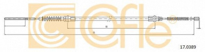 COFLE 170389 -  Трос, стояночная тормозная система