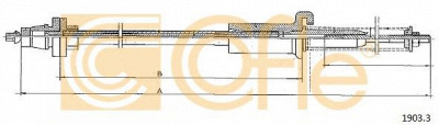 COFLE 19033 -  Тросик газа