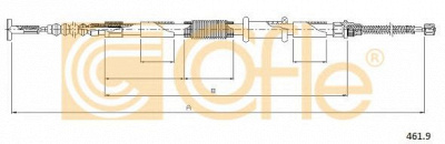 COFLE 4619 -  Трос, стояночная тормозная система