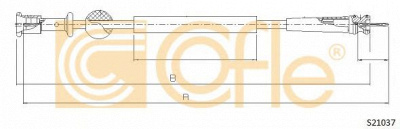 COFLE s21037 -  Тросик спидометра