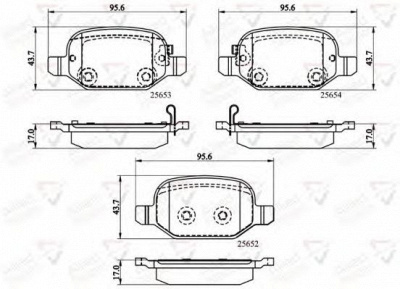 COMLINE adb32139 -  Комплект тормозных колодок, дисковый тормоз