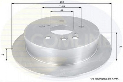 COMLINE adc01159 -  Тормозной диск
