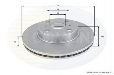 COMLINE adc01164v -  Тормозной диск