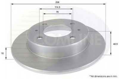 COMLINE adc1020 -  Тормозной диск