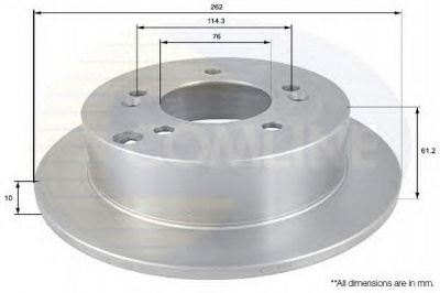 COMLINE adc1066 -  Тормозной диск