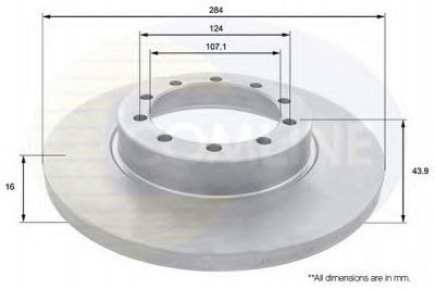 COMLINE adc1253 -  Тормозной диск
