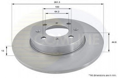 COMLINE adc1302 -  Тормозной диск