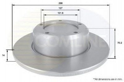 COMLINE adc1310 -  Тормозной диск