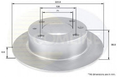 COMLINE adc1529 -  Тормозной диск