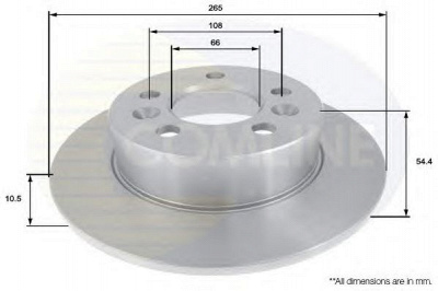 COMLINE adc1542 -  Тормозной диск