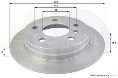COMLINE adc1643 -  Тормозной диск