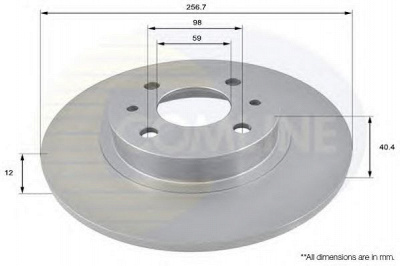 COMLINE adc1802 -  Тормозной диск