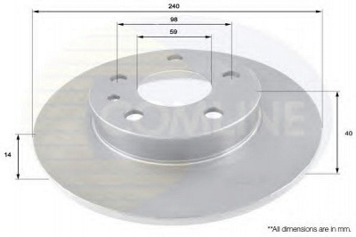 COMLINE adc1813 -  Тормозной диск