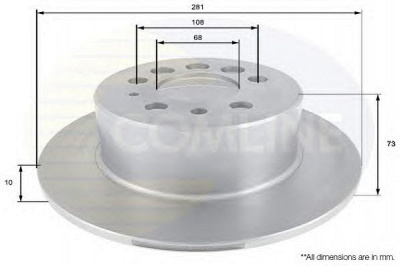 COMLINE adc1902 -  Тормозной диск