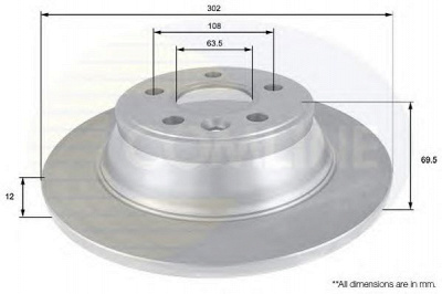 COMLINE adc1923 -  Тормозной диск